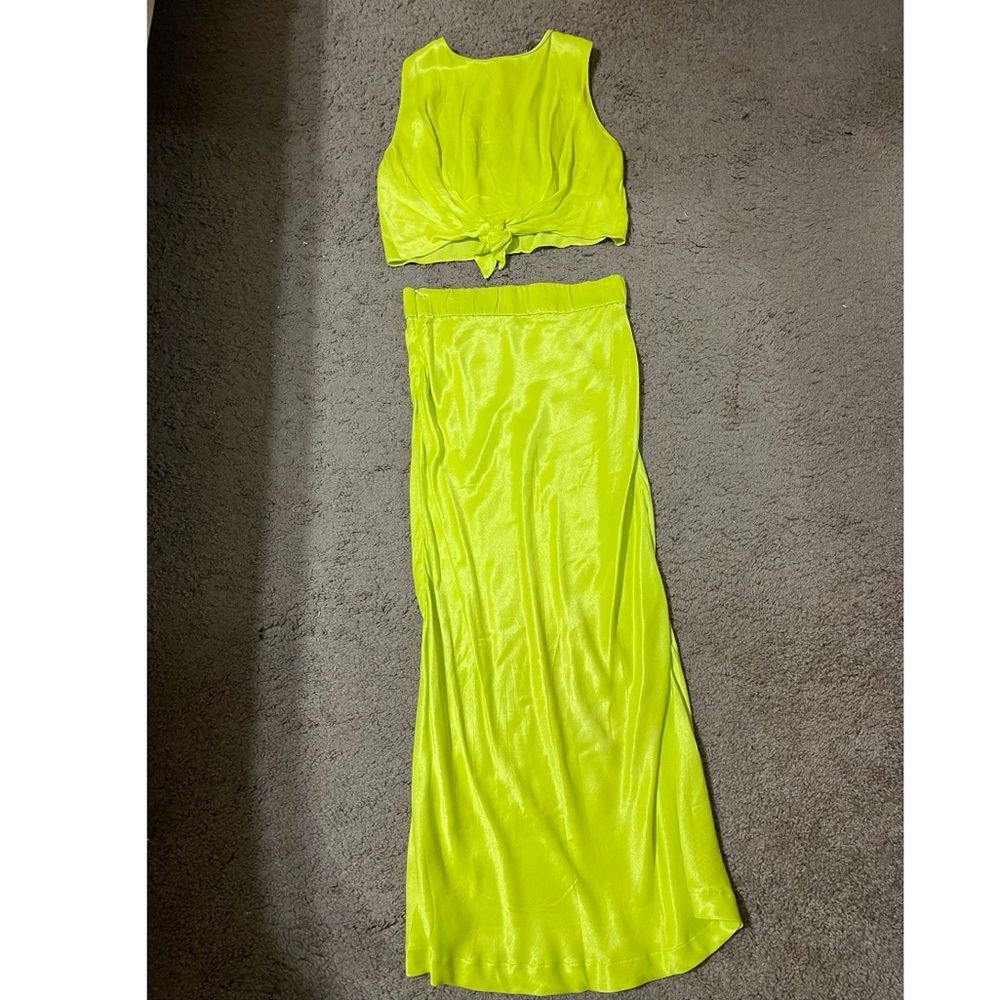 Neon Green 2 piece set